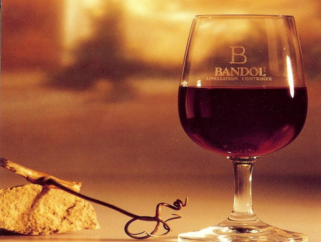 bandol rouge verre vin