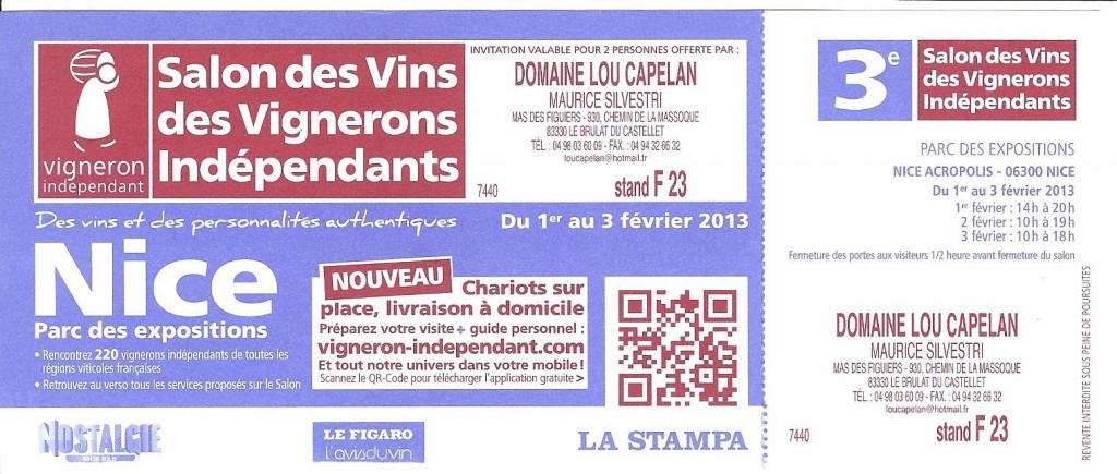 Salon des vins des Vignerons indépendants