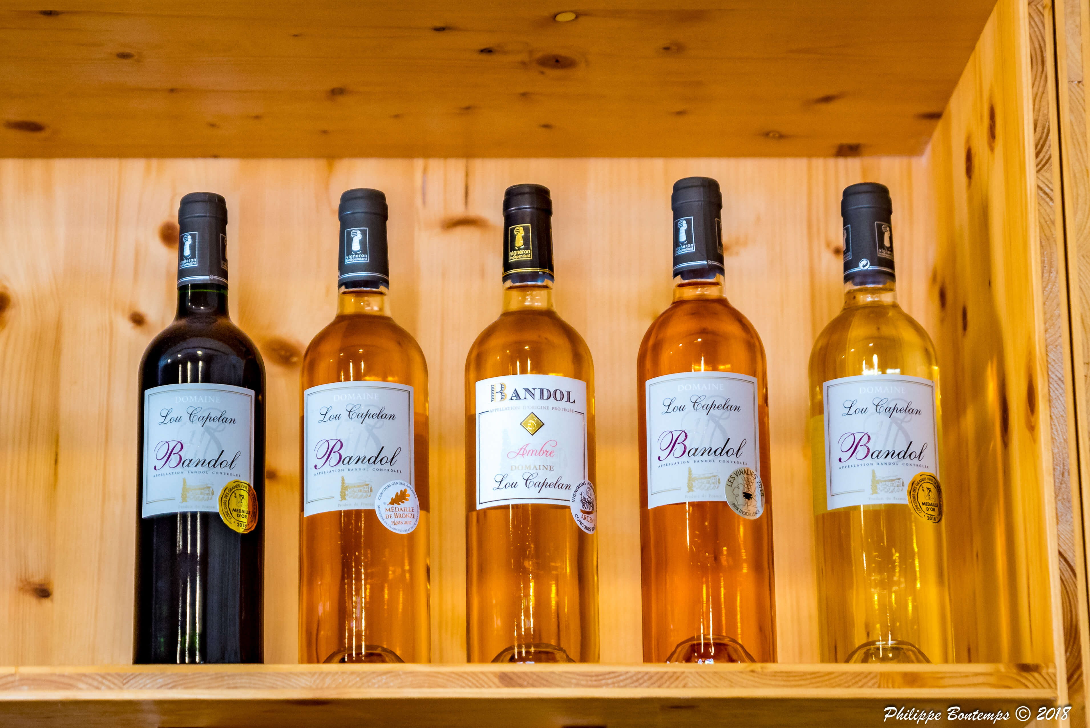 Vins de Bandol du Domaine Lou Capelan Bandol Rosé, Rouge & Blanc Vins de Bandol du Domaine Lou Capelan Bandol Rosé, Rouge & Blanc